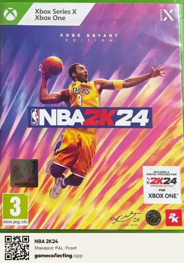 NBA 2K24 Xbox Series X, PAL box front