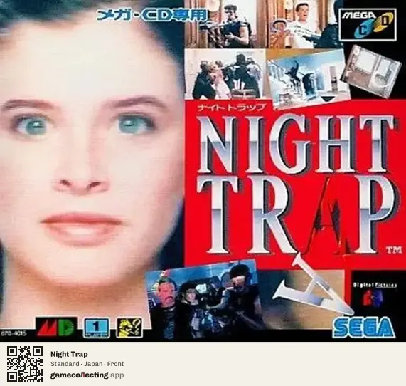 Night Trap Sega Mega-CD / Sega CD, Japan box front