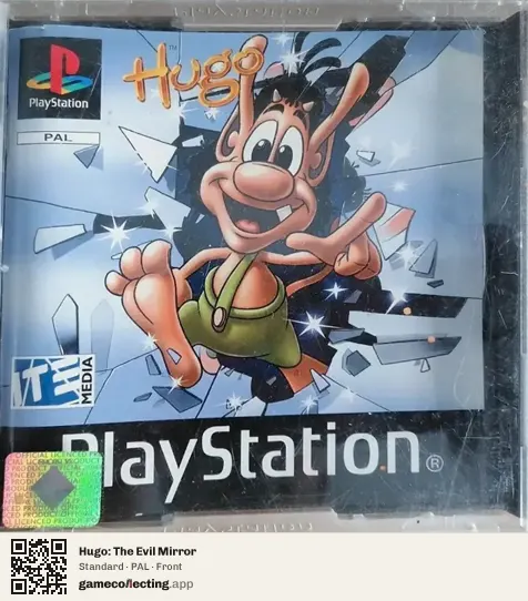 Hugo: The Evil Mirror PlayStation, PAL box front