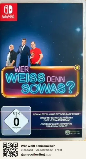 Wer weiß denn sowas? Nintendo Switch, Germany box front