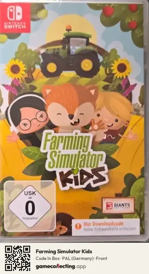 Farming Simulator Kids Nintendo Switch, Germany box front