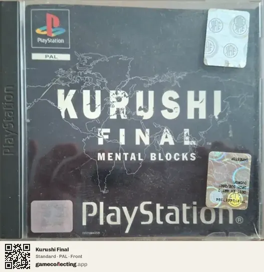 Kurushi Final PlayStation, PAL box front