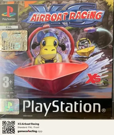 XS Airboat Racing PlayStation, PAL box front