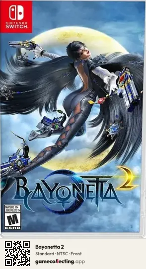 Bayonetta 2 Nintendo Switch, NTSC box front