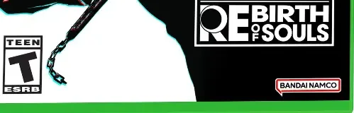 Bleach: Rebirth of Souls, the ESRB box on its front