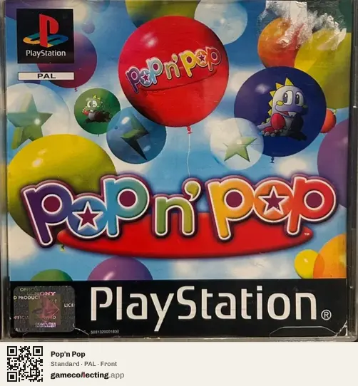Pop'n Pop PlayStation, PAL box front