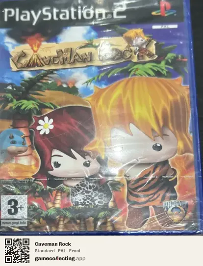 Caveman Rock PlayStation 2, PAL box front