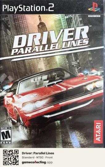 Driver: Parallel Lines PlayStation 2, NTSC box front