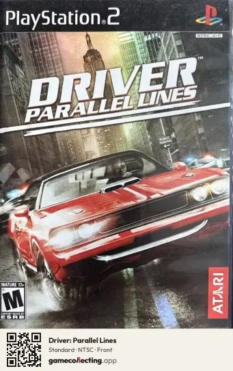 Driver: Parallel Lines PlayStation 2, NTSC box front