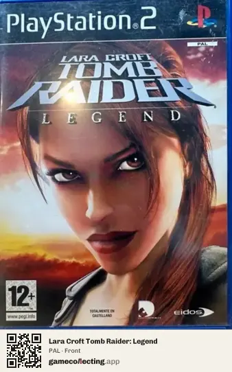Lara Croft Tomb Raider: Legend PlayStation 2, PAL box front