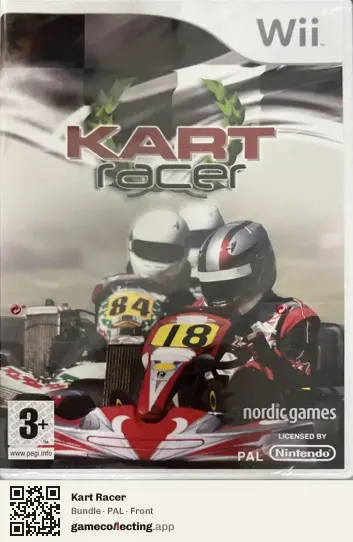 Kart Racer Nintendo Wii, PAL box front