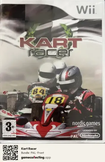 Kart Racer Nintendo Wii, PAL box front