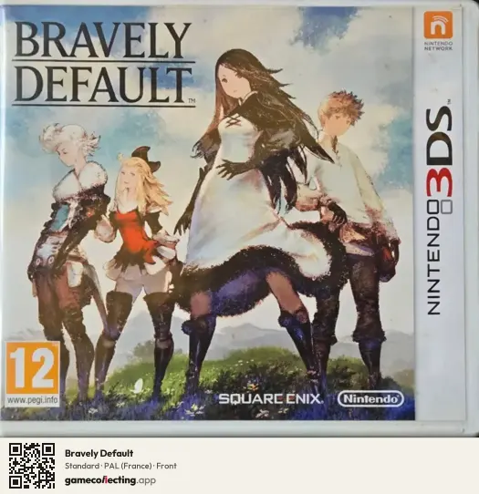 Bravely Default Nintendo 3DS, France box front