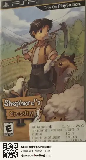 Shepherd's Crossing PlayStation Portable, NTSC box front
