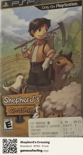 Shepherd's Crossing PlayStation Portable, NTSC box front