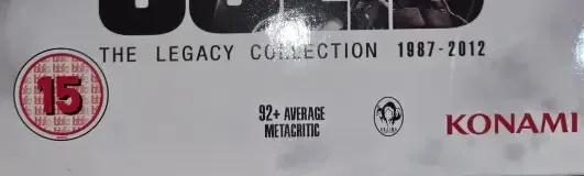 Metal Gear Solid: The Legacy Collection, the BBFC circle on its front
