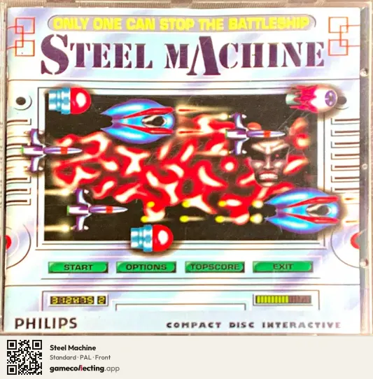 Steel Machine Philips CD-i, PAL box front