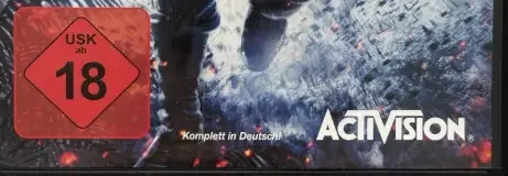 Call of Duty: World at War, the USK square on its front