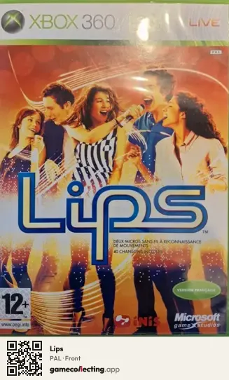 Lips Xbox 360, PAL box front