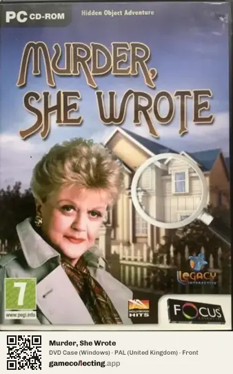 Murder, She Wrote Computer, United Kingdom box front