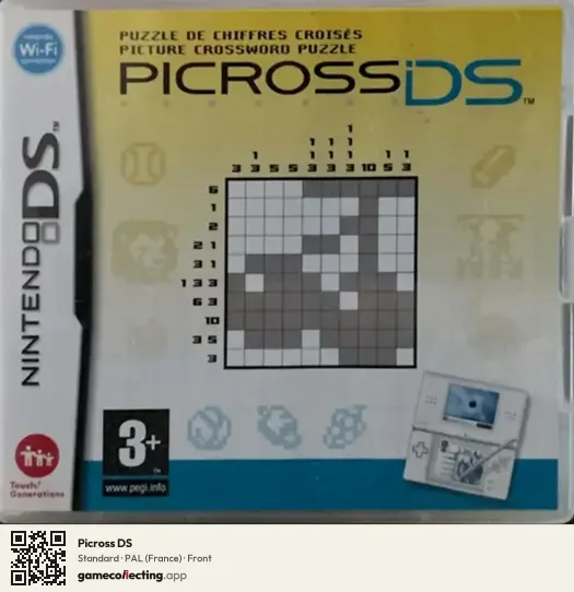 Picross DS Nintendo DS, France box front