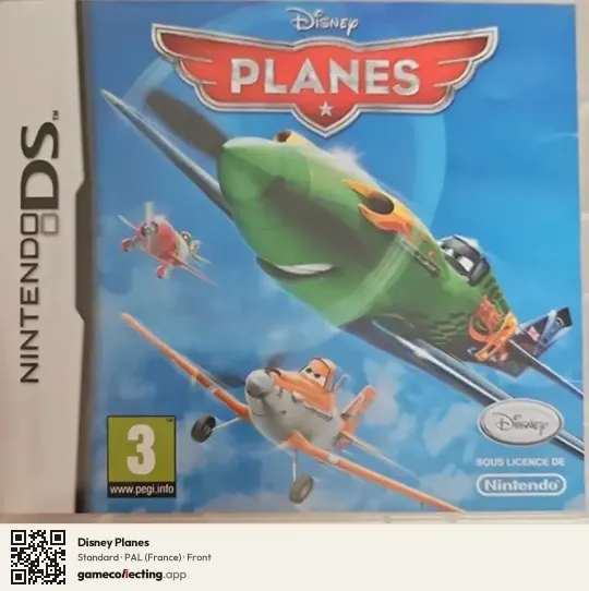 Disney Planes Nintendo DS, France box front