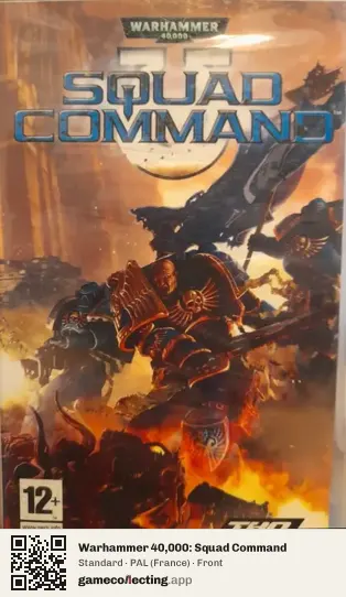 Warhammer 40,000: Squad Command PlayStation Portable, France box front