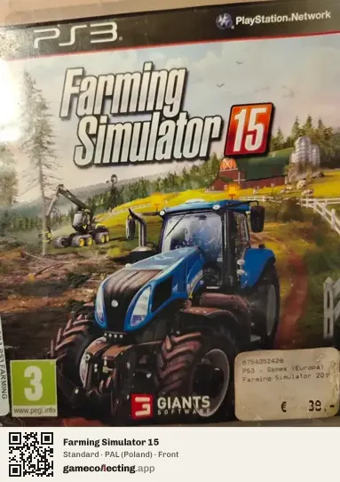 Farming Simulator 15 PlayStation 3, Poland box front