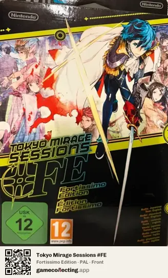 Tokyo Mirage Sessions #FE Nintendo Wii U, PAL box front