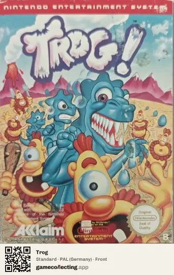 Trog Nintendo Entertainment System, Germany box front