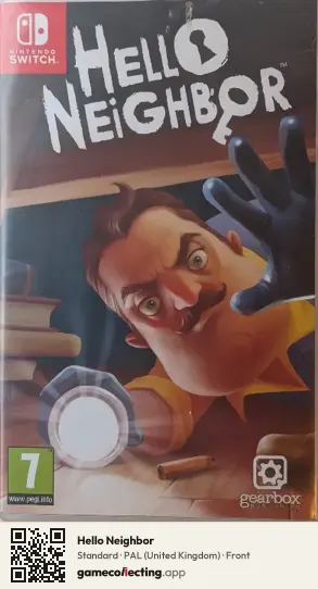 Hello Neighbor Nintendo Switch, United Kingdom box front