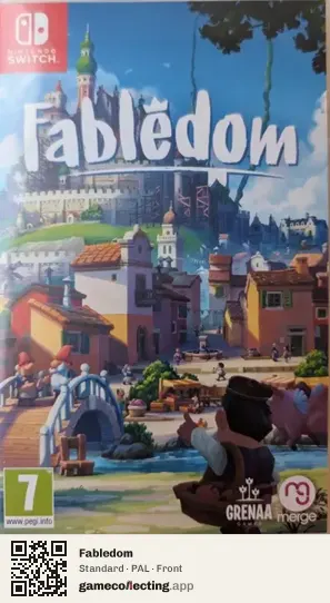 Fabledom Nintendo Switch, PAL box front