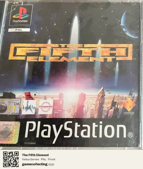 The Fifth Element PlayStation, PAL box front