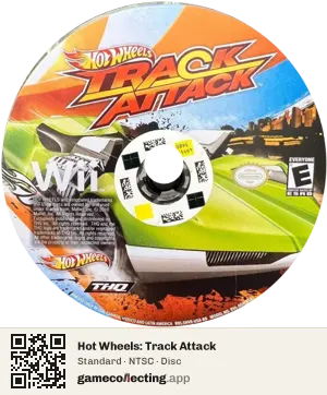 Hot Wheels: Track Attack Nintendo Wii, NTSC disc