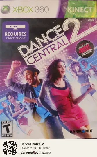 Dance Central 2 Xbox 360, NTSC box front