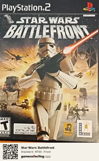 Star Wars: Battlefront PlayStation 2, NTSC box front