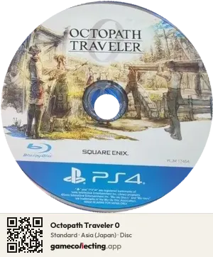 Octopath Traveler 0 PlayStation 4, Asia disc