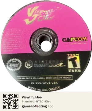 Viewtiful Joe Nintendo GameCube, NTSC disc