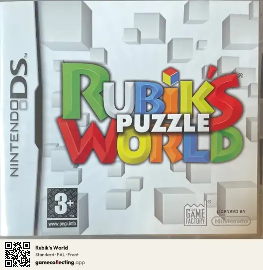 Rubik's World Nintendo DS, PAL box front