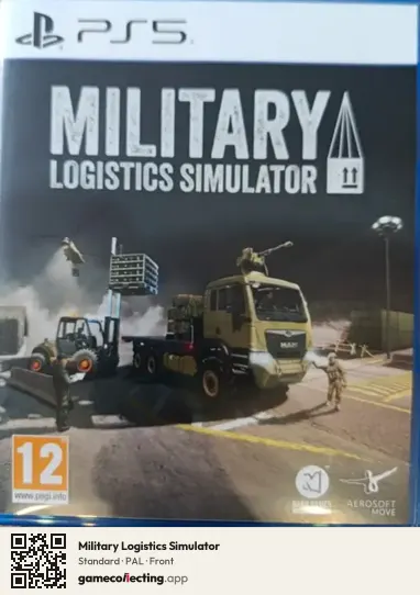 Military Logistics Simulator PlayStation 5, PAL box front