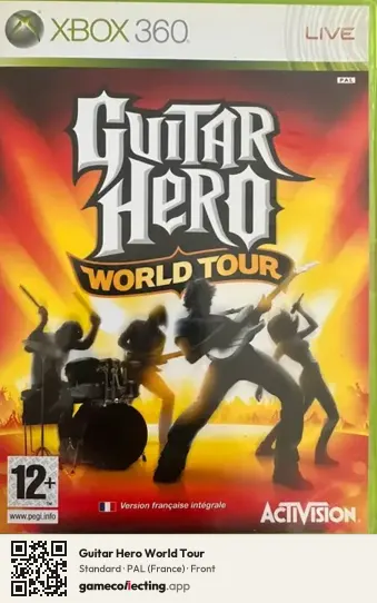 Guitar Hero World Tour Xbox 360, France box front