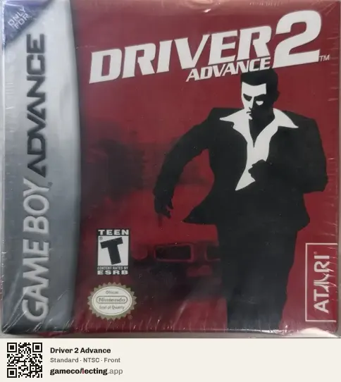 Driver 2 Advance Game Boy Advance, NTSC box front