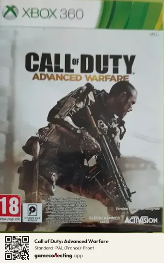 Call of Duty: Advanced Warfare Xbox 360, France box front