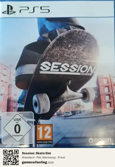 Session: Skate Sim PlayStation 5, Germany box front