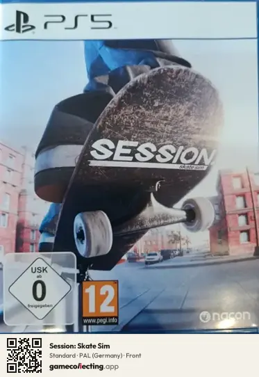 Session: Skate Sim PlayStation 5, Germany box front