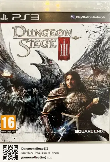 Dungeon Siege III PlayStation 3, Spain box front