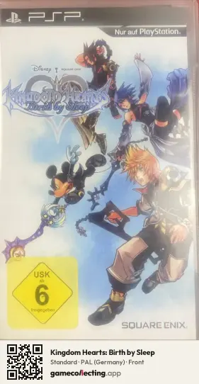 Kingdom Hearts: Birth by Sleep PlayStation Portable, Germany box front