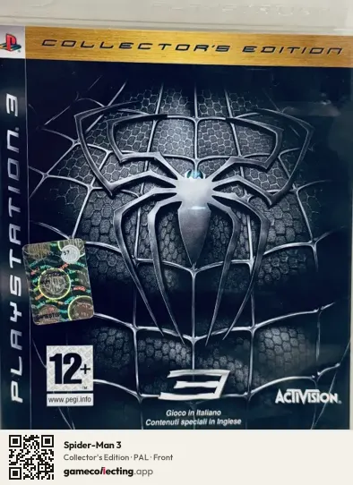 Spider-Man 3 PlayStation 3, PAL box front