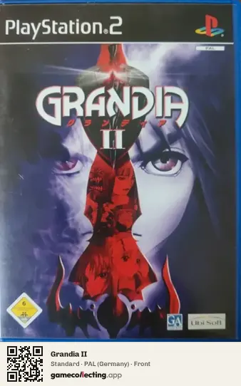 Grandia II PlayStation 2, Germany box front
