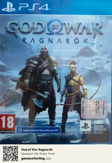 God of War Ragnarök PlayStation 4, Italy box front